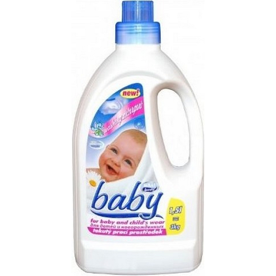 Milli Baby tekutý prací gel na kojenecké a dětské prádlo 20 dávek 1,5 l