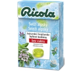 Ricola Świeży alpejski szwajcarskie ziołowe cukierki bez cukru z witaminą C z 13 ziół 40 g
