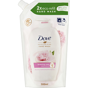 Dove płyn do mycia Peony & Rose Oil uzupełnienie, 500 ml
