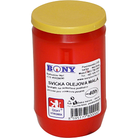 Bony świeca zniczowa olejowa mała 120 g Bony świeca zniczowa olejowa mała 120 g