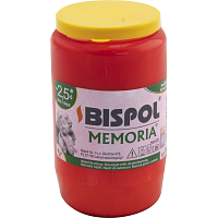 Bispol znicz pogrzebowy Memoria W03 olejowy czerwony, 160 g