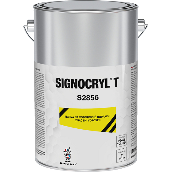 SIGNOCRYL T farba do poziomowego oznakowania dróg S2856, 0100 biały, 18 l