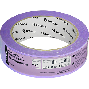 Spokar Washi Sensitive taśma maskująca, na delikatne powierzchnie, 30 mm × 50 m