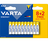 Varta Energy AAA baterie, 8+2 ks