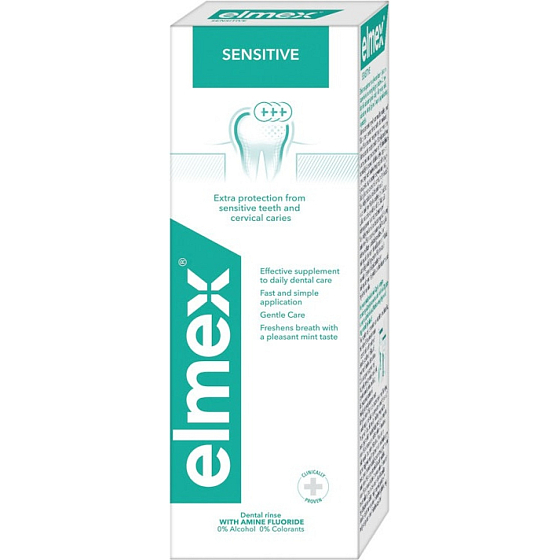 Elmex Sensitive Plus płyn do ust 400 ml