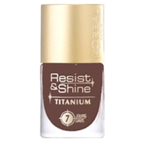 Loreal Paris Resist & Shine Titanium lak na nehty 305 Marron Glacé 9 ml