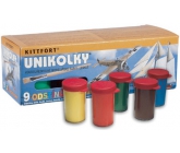 Kittfort Unikolki wodoodporne modelarskie farby błyszczące 9 sztuk