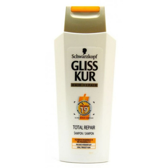 Gliss Kur Total Repair 19 regenerační šampon na vlasy 400 ml
