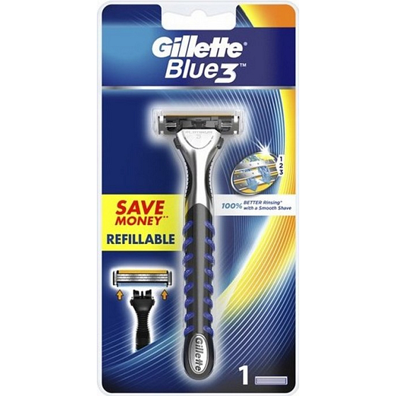Gillette Blue 3 holicí strojek 3břitý pro muže