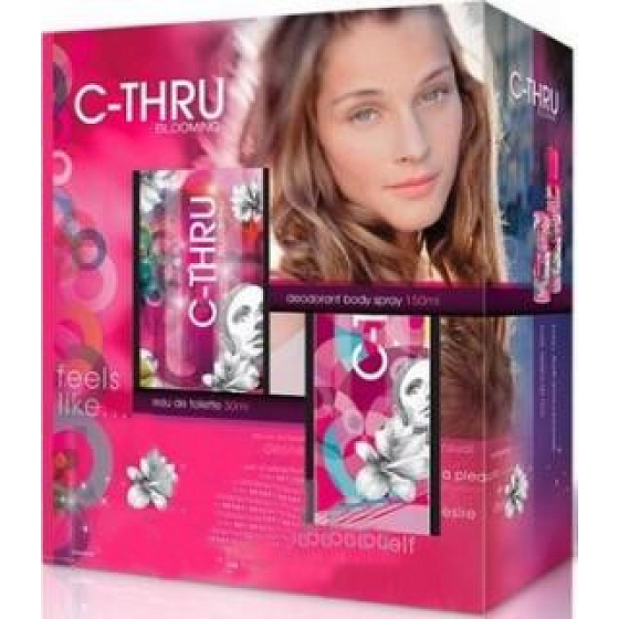 C-Thru Blooming toaletní voda 30 ml + deodorant sprej 150 ml, pro ženy dárková sada
