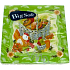 Big Soft Papírové ubrousky 2 vrstvé 33 x 33 cm 20 kusů Velikonoční slepičky tmavě zelené