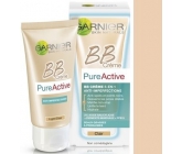 Garnier Skin Naturals Pure Active BB cream krém proti nedokonalostem 5v1 SPF15 Light 50 ml