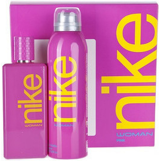 Nike Pink Woman toaletní voda 100 ml + deodorant sprej 200 ml, dárková sada