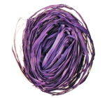 Raffia fioletowa nabarwione lýko k dekoraci 30 g