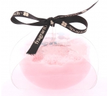 Fragrant Engagement Glicerynowe mydło masażowe z gąbką wypełnioną perfumami Lanvin Marry Me w kolorze białoróżowym 200 g