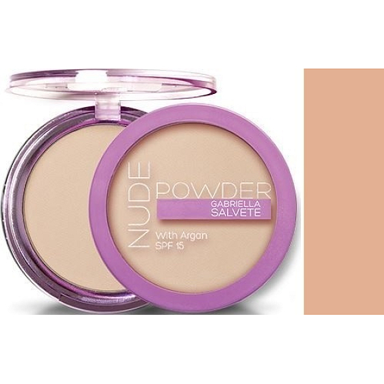 Gabriella Salvete Nude Powder matujący kompaktowy puder SPF 15 03 8 g