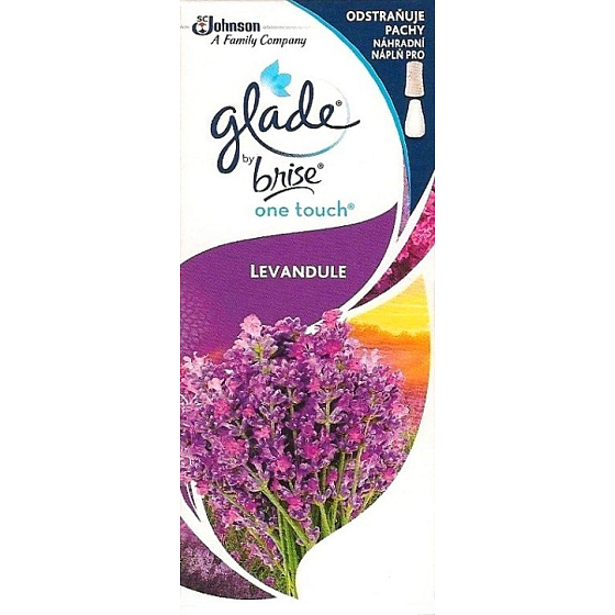 Glade One Touch Levandule mini sprej osvěžovač vzduchu náhradní náplň 10 ml