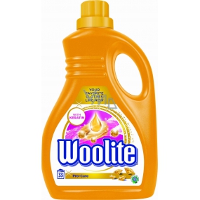 Woolite Pro-Care prací gel, zjemňuje a chrání vlákna 33 dávek 2 l