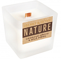 Heart & Home Nature Cedrové dřevo a bílé pižmo vonná svíčka malá sklo, doba hoření až 20 hodin 90 g