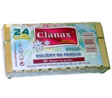 Clanax Drewniane spinacze do bielizny 24 sztuk