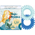 Invisibobble Magic Mermaid Ocean Tango Gumička do vlasů modrá měnící barvu spirálová 3 kusy