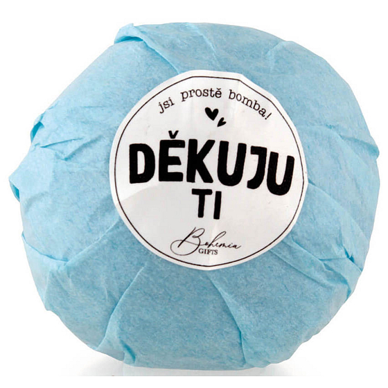Bohemia Gifts Děkuji Ti šumivá pěnivá koule do koupele 100 g