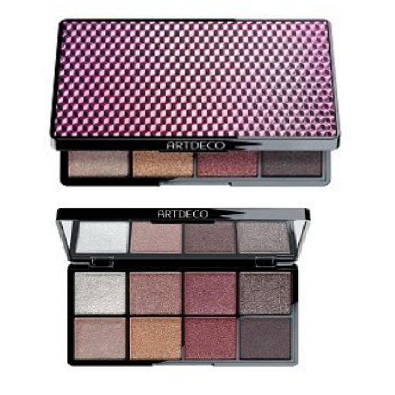 Artdeco Eyelights Palette paletka metalických očních stínů Metalized 8 x 1,6 g