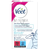 Veet Minima Bikini i depilacyjne plastry woskowe do wrażliwej skóry 16 sztuk