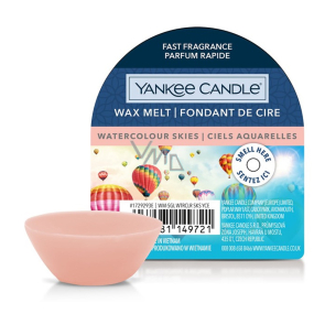 Yankee Candle Watercolour Skies - Akwarelowe niebo zapachowy wosk do kominka 22 g