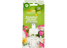 Air Wick Essential Oils Kwiaty jaśminu i frezji zapasowy wkład do elektrycznego odświeżacza 19 ml
