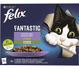 Felix Fantastic kapsičky pro kočky wybór z warzywami, 12 × 85 g