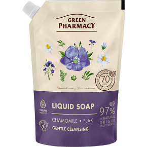 Green Pharmacy Rumianek i Len płynne mydło uzupełnienie 460 ml