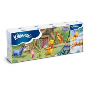 Kleenex Disney hygienické papírové kapesníky 3 vrstvy 10 x 10 kusů