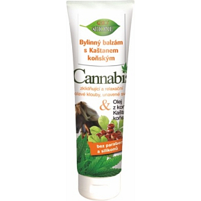 Bione Cosmetics Cannabis balsam ziołowy z kasztanowcem 300 ml