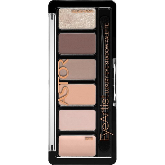 Astor Eye Artist Luxury Eye Shadow Palette paleta očních stínů 100 Cosy Nude 5,6 g