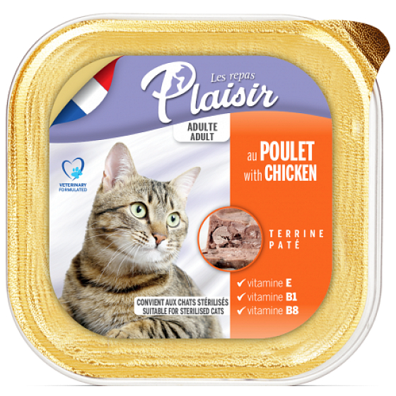 Plaisir Cat Kuřecí vanička 100 g
