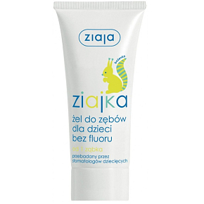 Ziaja Ziajka Wiewiórka pasta do zębów bez fluoru 50 ml