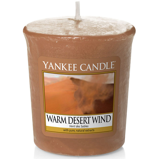 Yankee Candle Warm Desert Wind - Teplý pouštní vítr vonná svíčka votivní 49 g