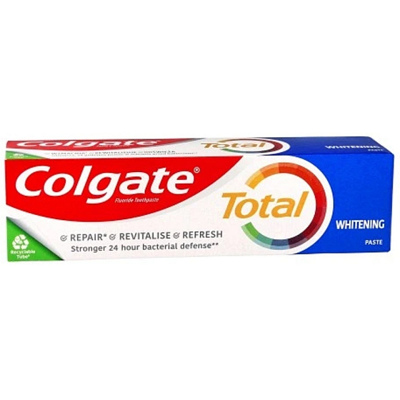 Colgate Total Whitening New pasta do zębów do usuwania plam i bielsze zęby 75 ml
