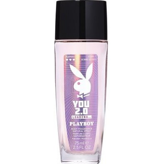 Playboy You 2.0 Loading parfémovaný deodorant sklo pro ženy 75 ml