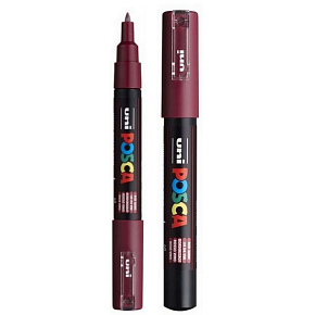 Posca Uniwersalny marker akrylowy 0,7 - 1 mm Bordo PC-1M
