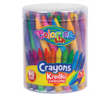 Colorino Kredki woskowe 64 kolory wiaderko
