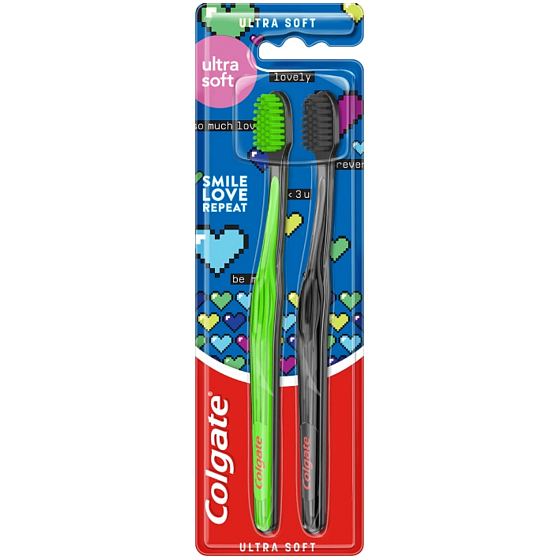 Colgate Ultra Soft miękka szczoteczka do zębów 2 sztuki