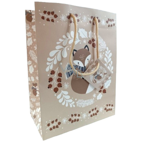 Torebka papierowa z uchwytem WBM 2421 złota CZ/xSK/HU