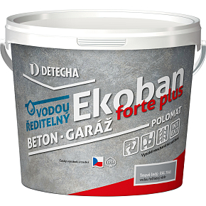Detecha Ekoban Forte Plus farba do drewna i betonu, RAL 7045 ciemnoszary, 5 kg Detecha Ekoban Forte Plus farba do drewna i betonu, RAL 7045 ciemnoszary, 5 kg