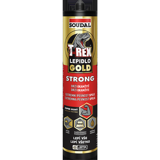 Soudal T-Rex Gold Strong montażowe klej, 290 ml