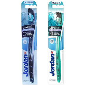 Jordan Ultralite Whitening Medium szczoteczka do zębów, 1 sztuka