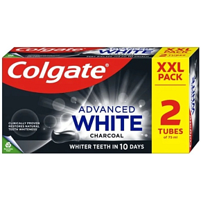 Colgate pasta do zębów Advanced White Charcoal 2x75ml