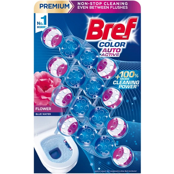BREF KULKI WC 4x50 G COLOR ACTIV FLOWER 3322