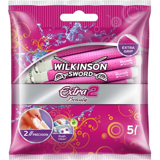 Wilkinson Lady Extra 2 Beauty jednorázový holicí strojek 5 kusů